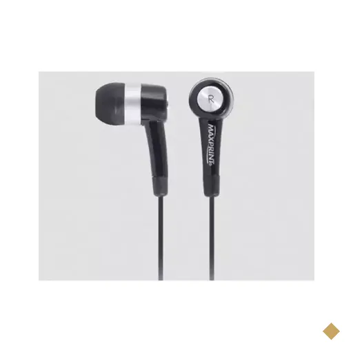 Maxprint Fone de Ouvido Intra Auricular Preto