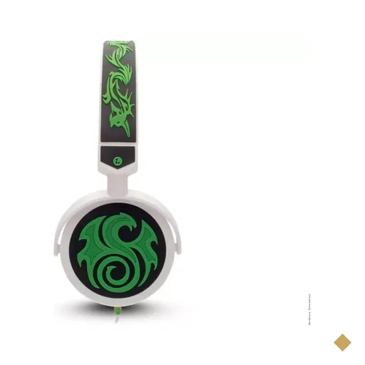 Fone de Ouvido Branco com Dragão - Maxprint 