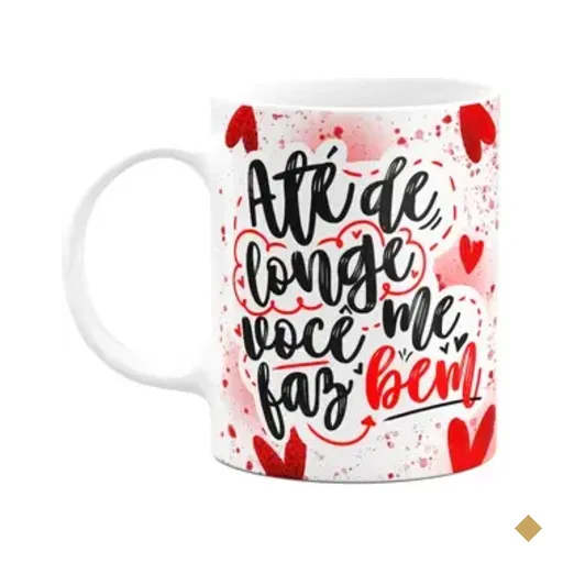 Caneca Namorados - Até De Longe Você Me Faz Bem