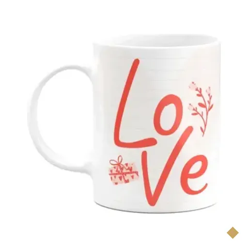 Caneca Namorados - Love Amor - 325ml - Branca