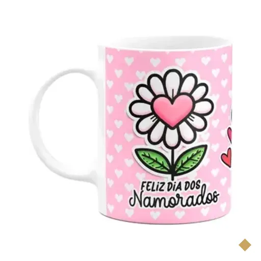 Caneca Namorados - Eu Vc E Os Planos De Deus - Cisnes Love