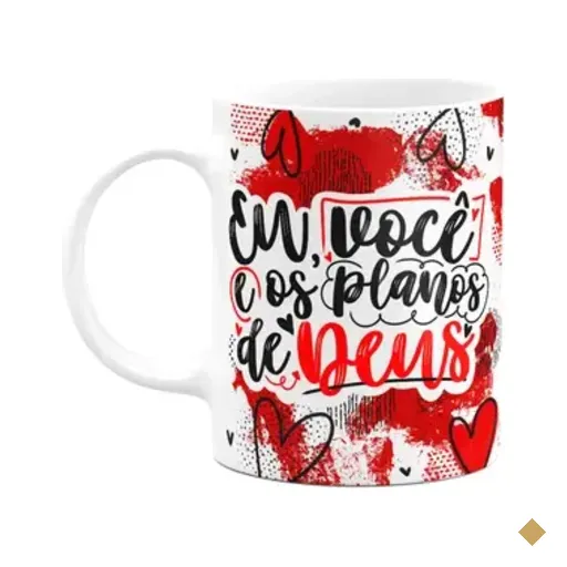 Caneca Namorados - Eu Você E Os Planos De Deus