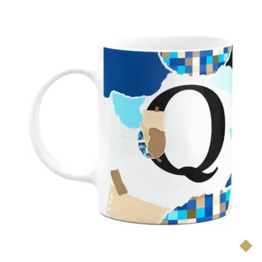 Caneca Professores - Inicial Do Nome Letra Q - 325ml