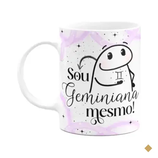 Caneca Flork Signos Gêmeos - Sou Geminiana Mesmo