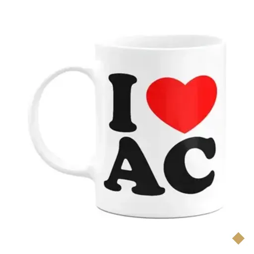 Caneca I Love Ac - Acre - 325ml - Branca
