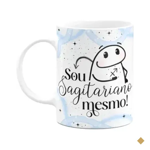 Caneca Flork Signos Sagitário - Sou Sagitariano Mesmo
