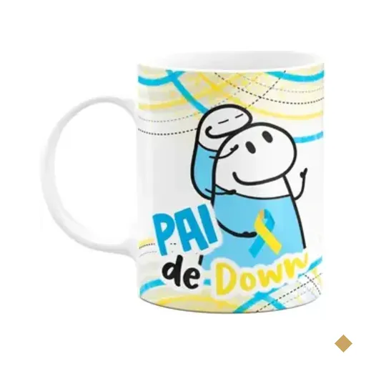 Caneca Flork Pais - Pai De Down - Menino