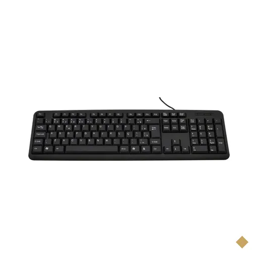 Teclado Pixxo KB1020UPBB USB Preto