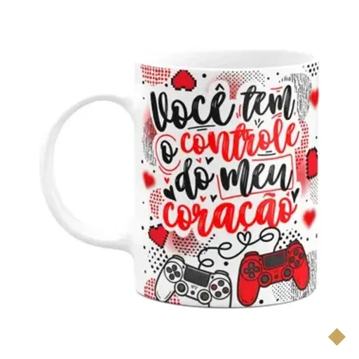 Caneca Gamer Namorados - Você Tem O Controle Do Meu Coração
