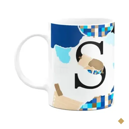 Caneca Professores - Inicial Do Nome Letra S - 325ml
