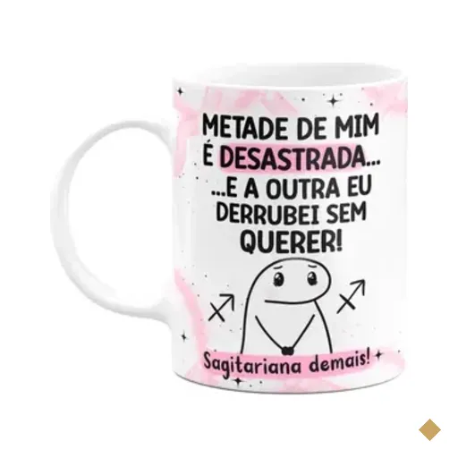 Caneca Flork Signos Sagitário - Sagitariana Demais!