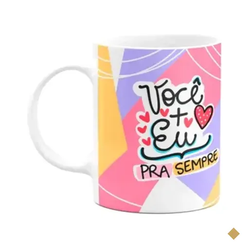 Caneca Namorados - Você + Eu! Te Amo Patoda Vida!