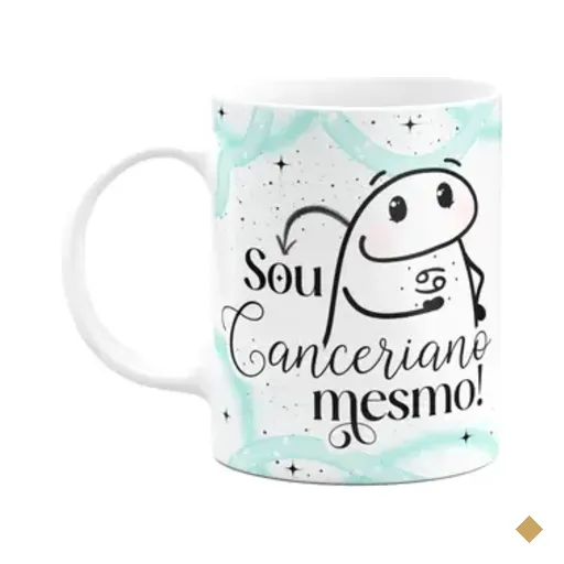 Caneca Flork Signos Câncer - Sou Canceriano Mesmo