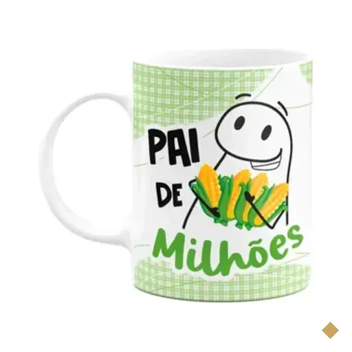 Caneca Flork Pais - Pai De Milhões - 325ml