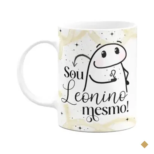 Caneca Flork Signos Leão - Sou Leonino Mesmo