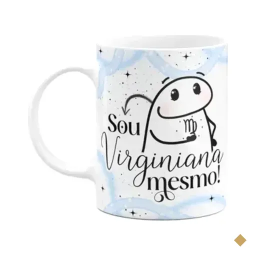 Caneca Flork Signos Virgem - Sou Virginiana Mesmo