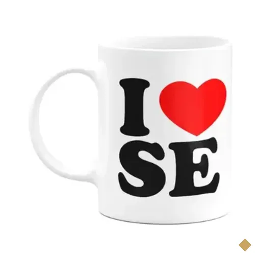 Caneca I Love Se - Sergipe - 325ml - Branca