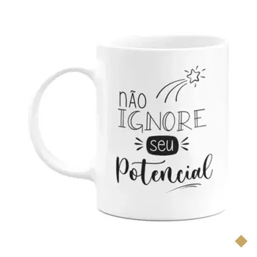 Caneca Motivação - Não Ignore Seu Potencial - M2