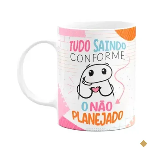 Caneca Flork - Tudo Saindo Conforme O Não Planejado