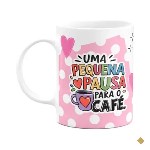 Caneca Divertida - Uma Pequena Pausa Para O Café
