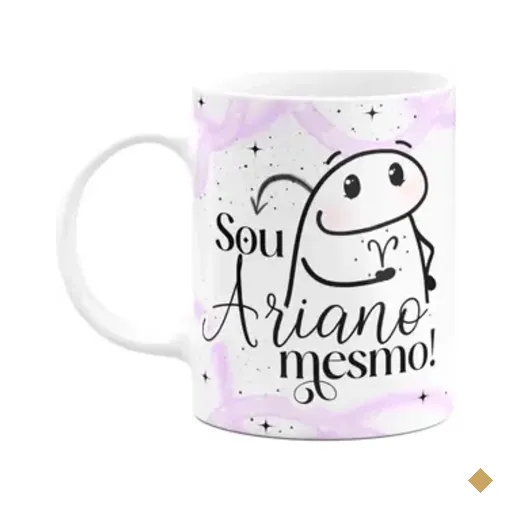 Caneca Flork Signos Áries - Sou Ariano Mesmo
