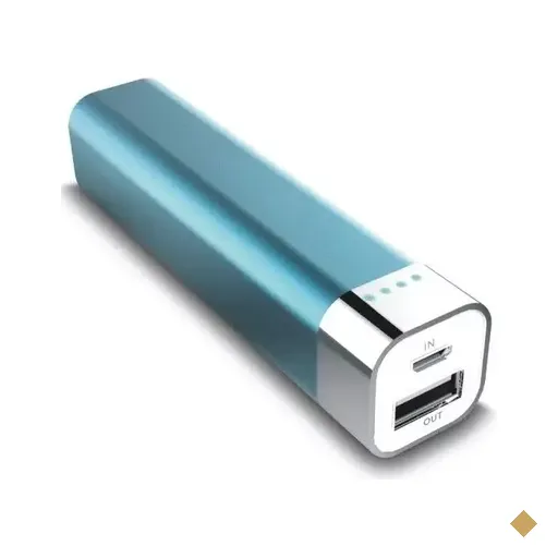 Newdrive Bateria Externa para Celular Power Bank X2 2600mAh 1A Blue USB