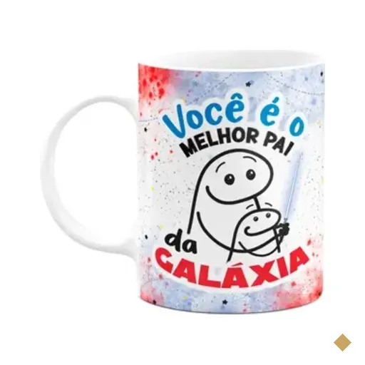 Caneca Flork Pais - Você É O Melhor Pai Da Galáxia