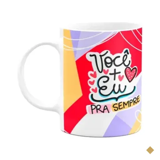 Caneca Namorados - Vc + Eu Te Amo Patoda Vida