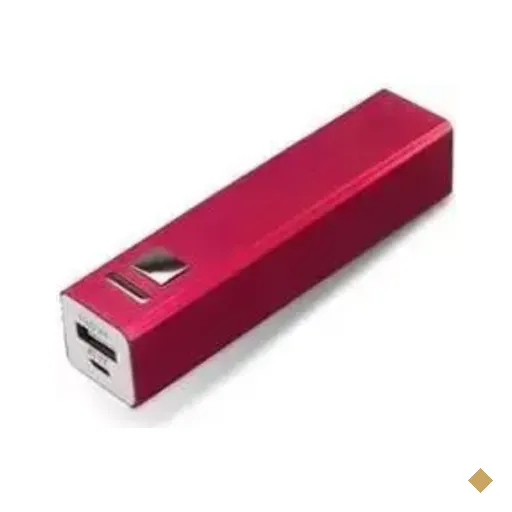 Newdrive Bateria Externa para Celular Power Bank X2 2600mAh 1A Pink USB