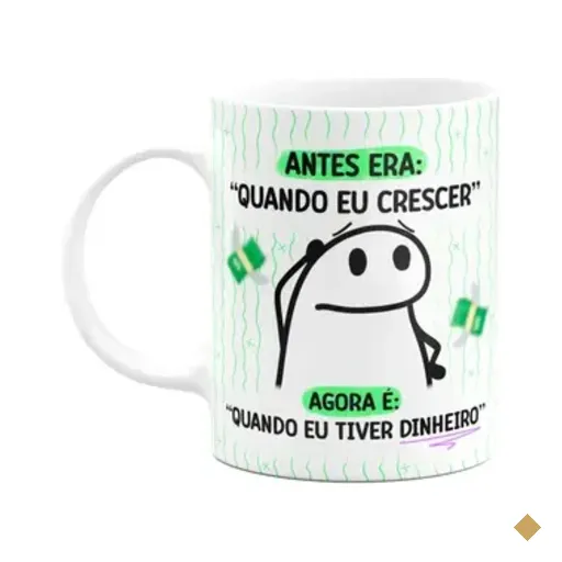 Caneca Flork - Antes Era Quando Eu Crescer