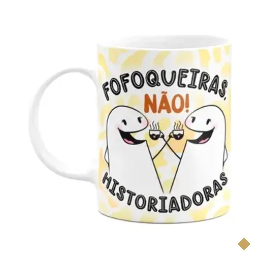 Caneca Flork Amigas - Fofoqueiras Não, Historiadora