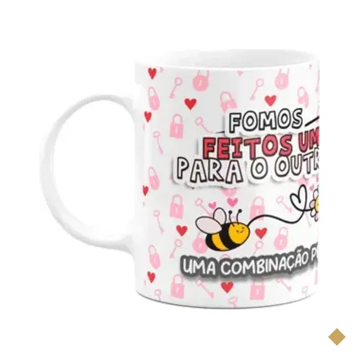 Caneca Namorados - Fomos Feitos Um Para O Outro - Bee M2