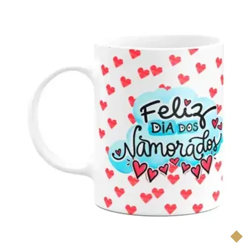 Caneca Namorados - Feliz Dia Dos Namorados - Tudo Perfeito