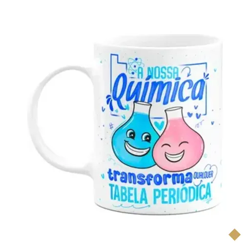Caneca Namorados - Nossa Química E A Tabela Periódica