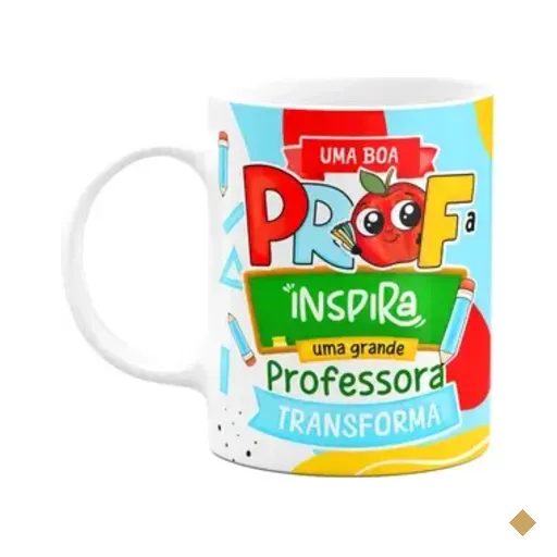 Caneca Professores - Uma Grande Professora Transforma