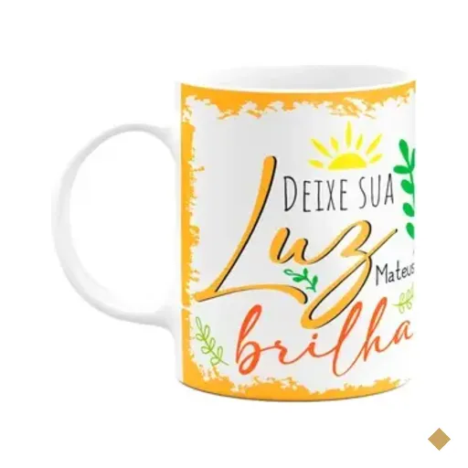 Caneca Religiosa Ore - Deixe Sua Luz Brilhar