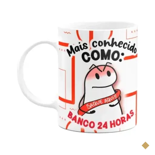 Caneca Flork Pais - Mais Conhecido Como Banco 24h