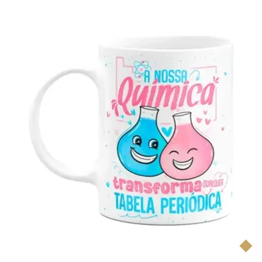 Caneca Namorados - Nossa Química E A Tabela Periódica - M2
