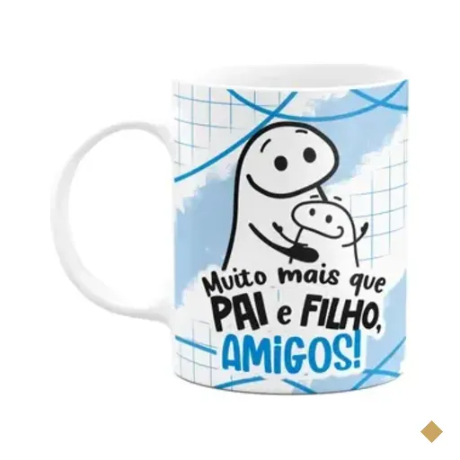 Caneca Flork Pais - Muito Mais Que Pai E Filho, Amigos