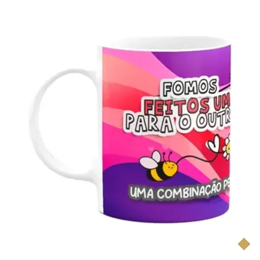 Caneca Namorados - Fomos Feitos Um Para O Outro - Bee