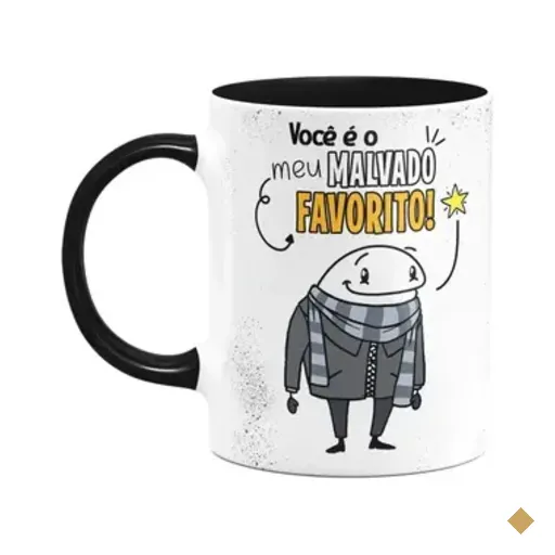 Caneca Flork - Você É O Meu Malvado Favorito - D-black