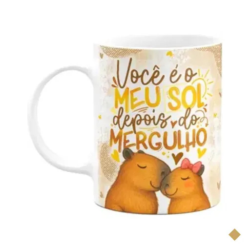 Caneca Namorados - Você É Meu Sol Depois Do Mergulho