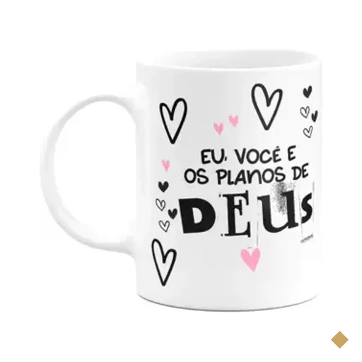Caneca Namorados - Eu, Você E Os Planos De Deus - Noivos