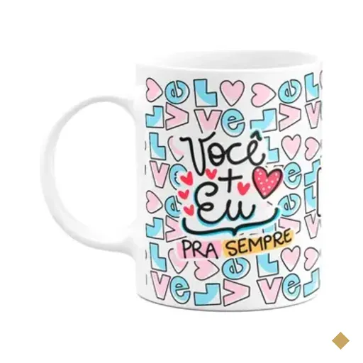 Caneca Namorados - Você+eu Te Amo Patoda Vida - Ducklove