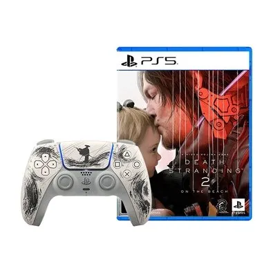 Kit Controle Dual Sense Ghost of Yotei + Death Stranding 2: On The Beach PS5