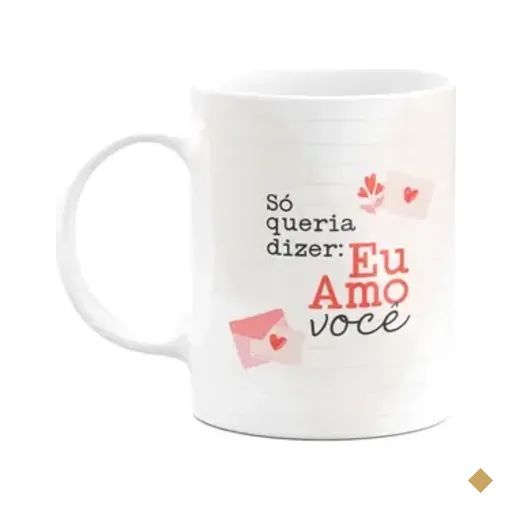 Caneca Namorados - Só Queria Dize, Eu Te Amo