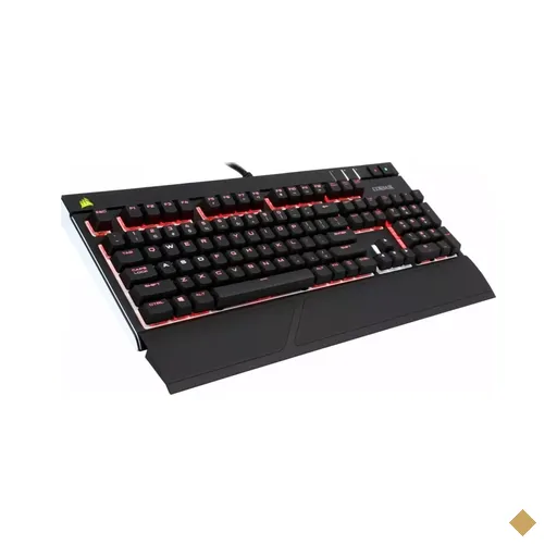 Teclado Mecânico Corsair Strafe RGB Black Cherry MX Red Gaming