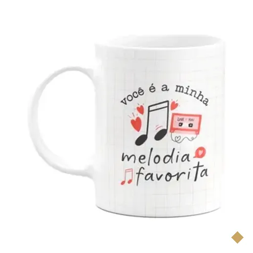 Caneca Namorados - Você É A Minha Melodia Favorita