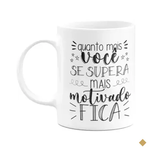 Caneca Motivação - Quanto Mais Você Se Supera - M2