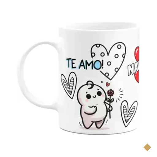 Caneca Namorados - Como É Bom Amar Você - 325ml
